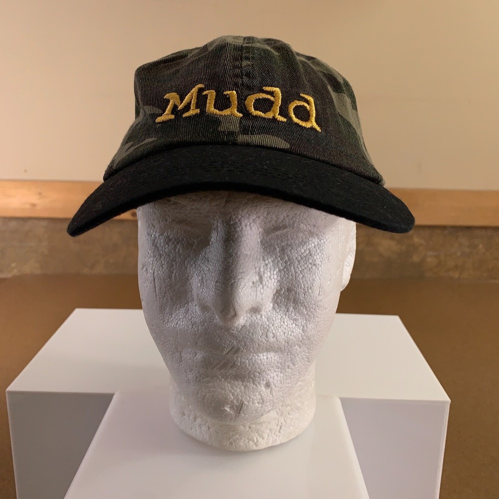 Mudd Adult One Size Green Camouflage Adjustable Strapback Cap New